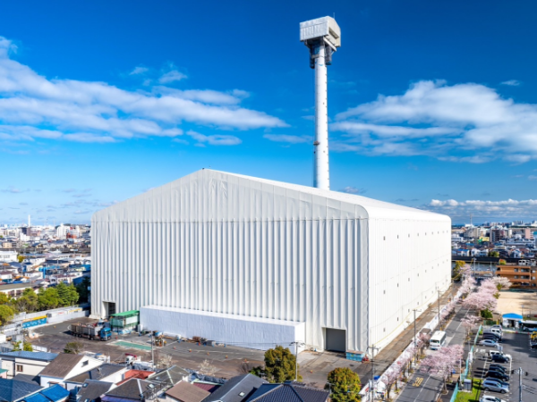 江戸川清掃工場建替え工事 全覆いテント